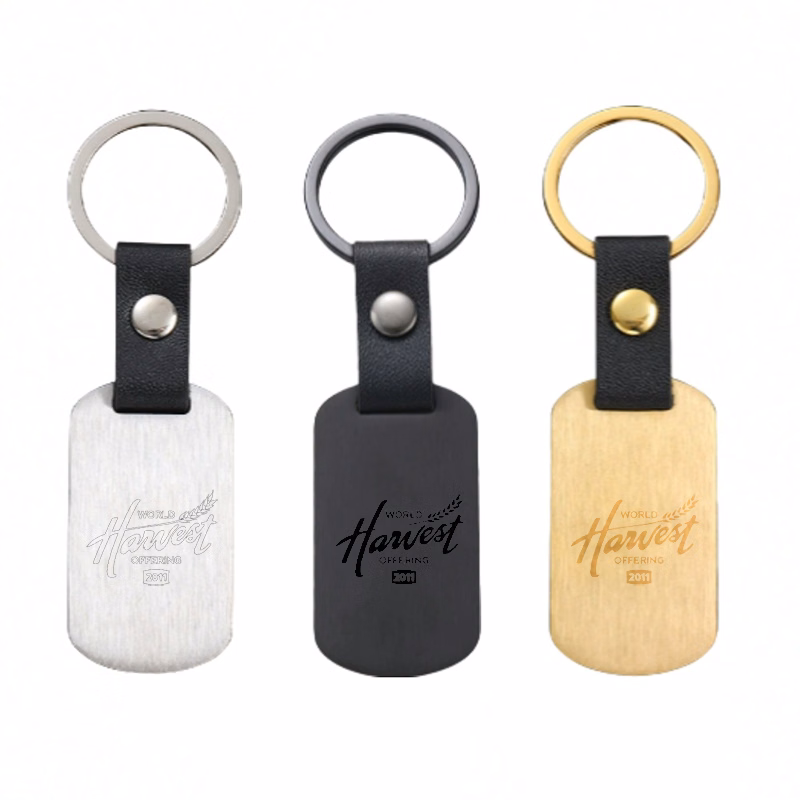 Laser-engraved Logo Keychain Pendant