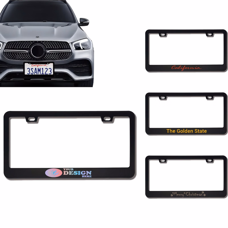 Full Color Printed License Plate Frame