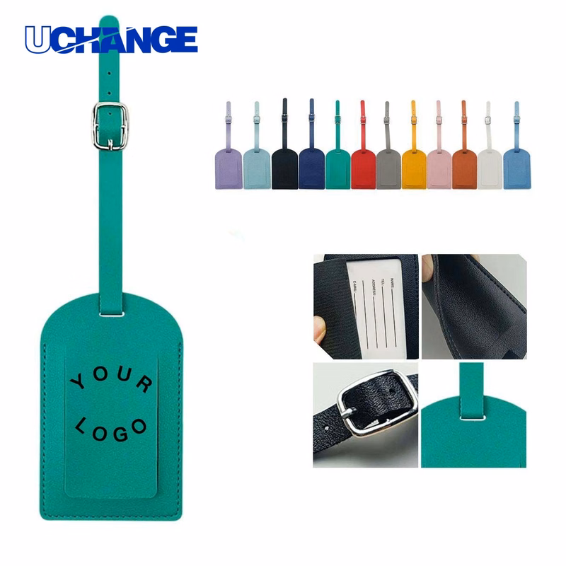 PU Leather Travel Tag for Suitcase ID