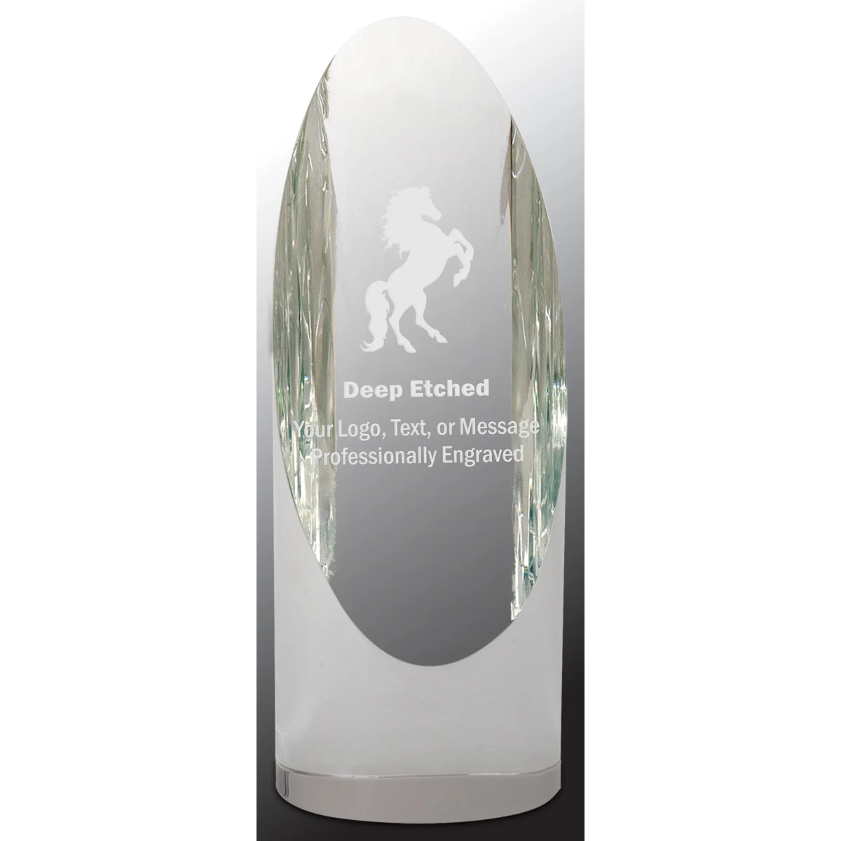 7 1/2" Crystal Cylinder Award 1