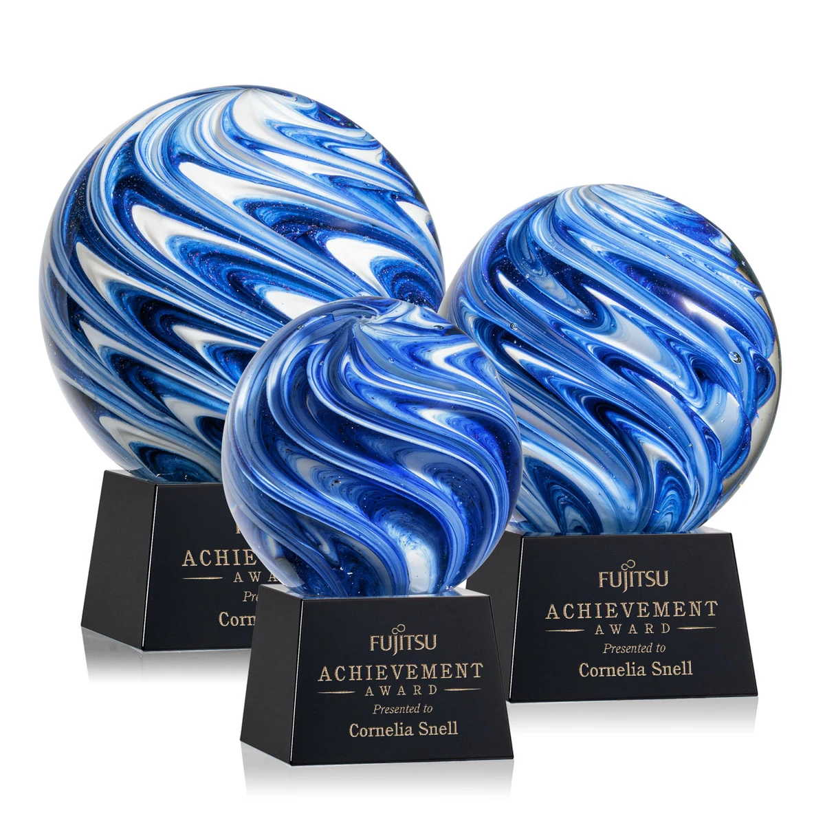 Naples Award on Robson Base - Black 1