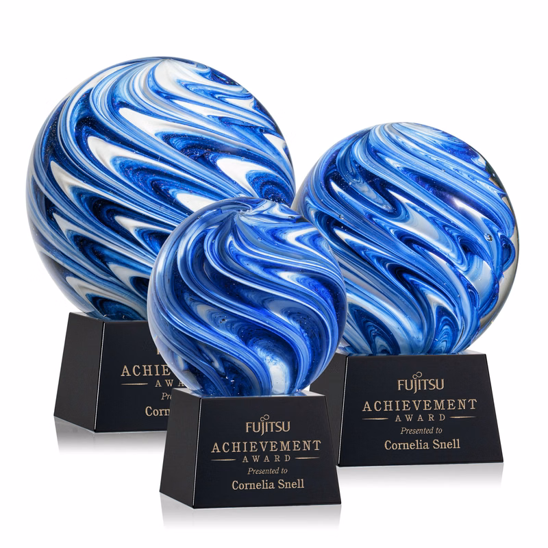 Naples Award on Robson Base - Black