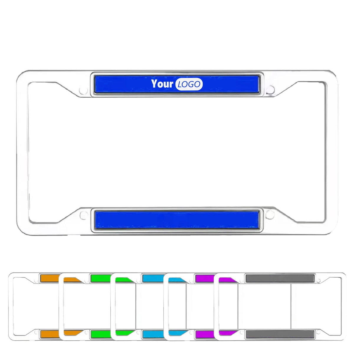 Aluminum Personalized Acrylic Plate Frame 1