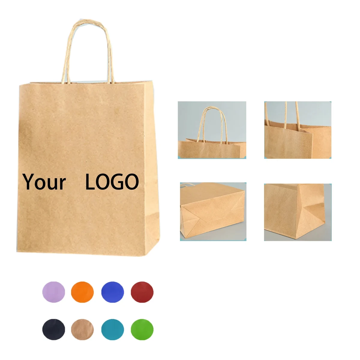 Brown Paper Tote Bag 1