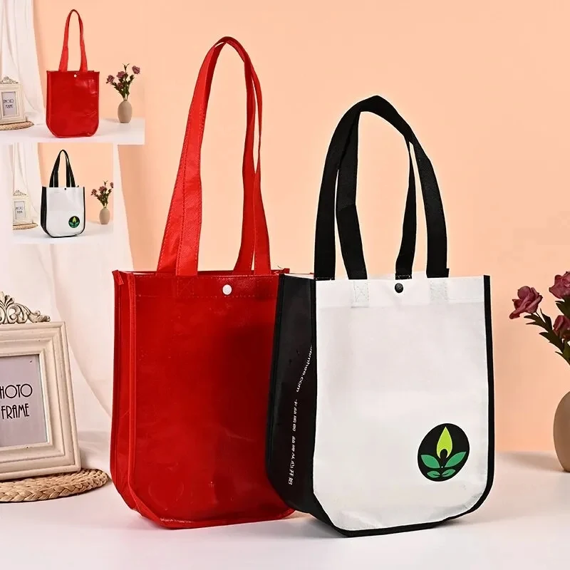 Custom Laminated Shopper Tote Bag 1