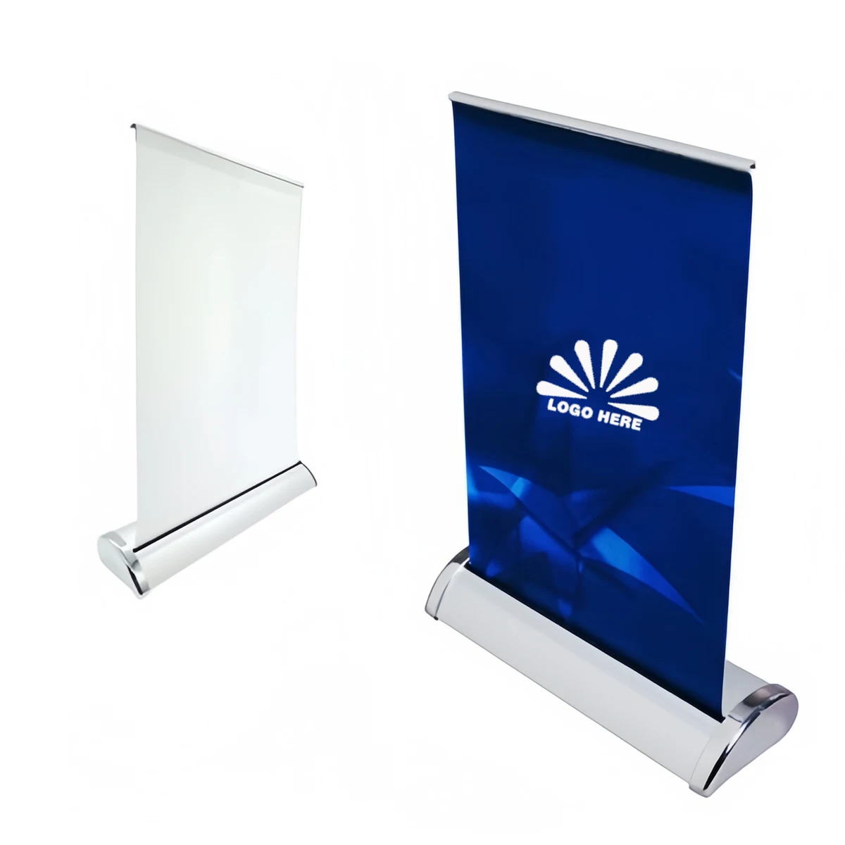 Custom Retractable Desktop Banner Stand 1