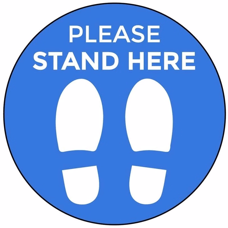 SAFE Distancing Floor Decal