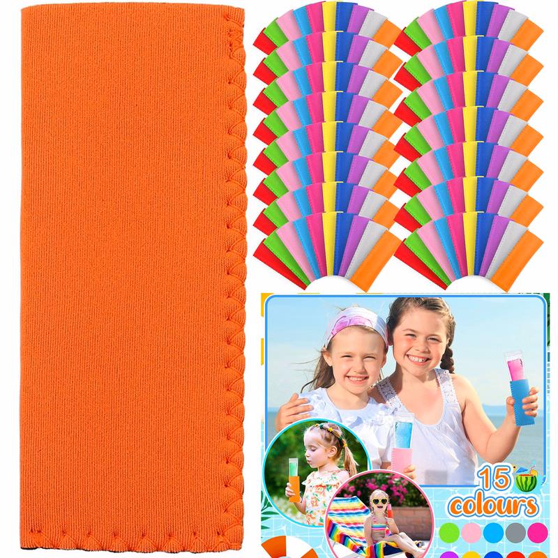 Reusable Neoprene Insulator Ice Cream Bar Holder Sleeves Bag