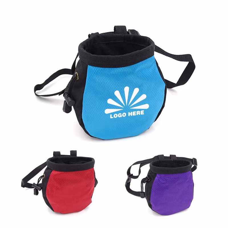 Rock Climbing Single And Double Pole Magnesium Chalk Bag