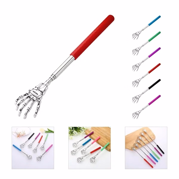 Custom Skeleton Hand Stainless Back Scratcher — Adjustable Comfort Wellness Solution