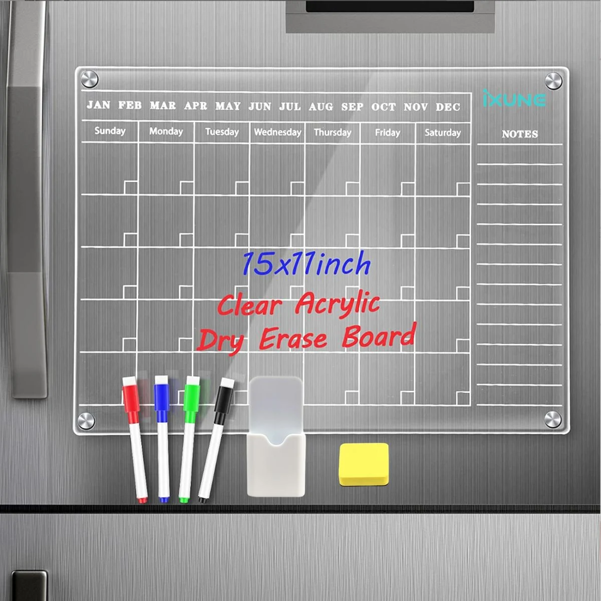 Custom Magnetic Fridge Weekly/Monthly Calendar Set - OCEAN 1
