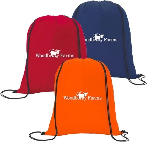 Non-Woven Custom Drawstring Bag ( 14" X 18" ) 1