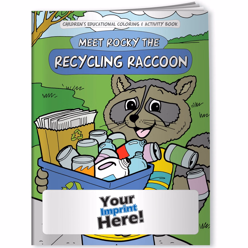 Coloring Book - Meet Rocky the Recycling Raccoon