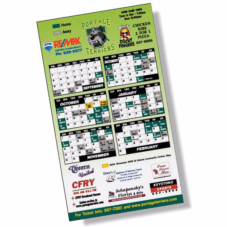 Stock Rectangle Shape .020 Memo Magnet (4"x7") High Resolution Full Colour Imprint Vinyl Topcoat