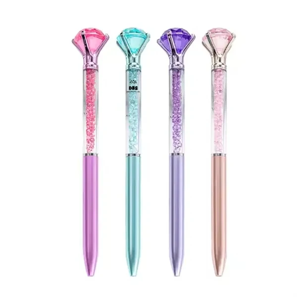 Large Crystal-Decorated Diamond Pens 1