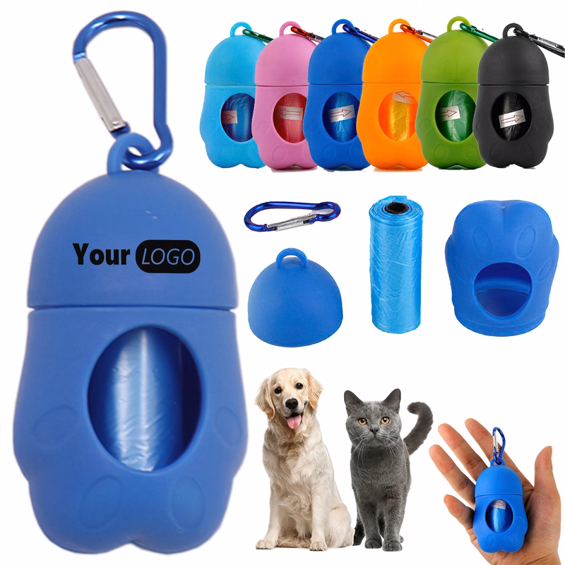 Plastic Pet Garbage Dispenser With Garbage Bag