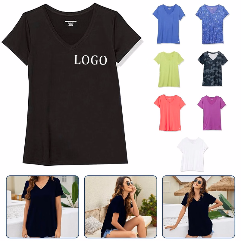 Women's Short-Sleeve V-Neck T-Shirt