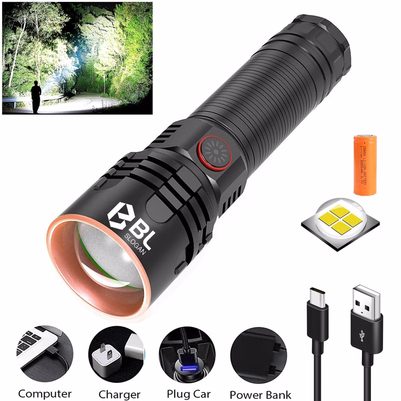 LED Rechargeable Flashlights