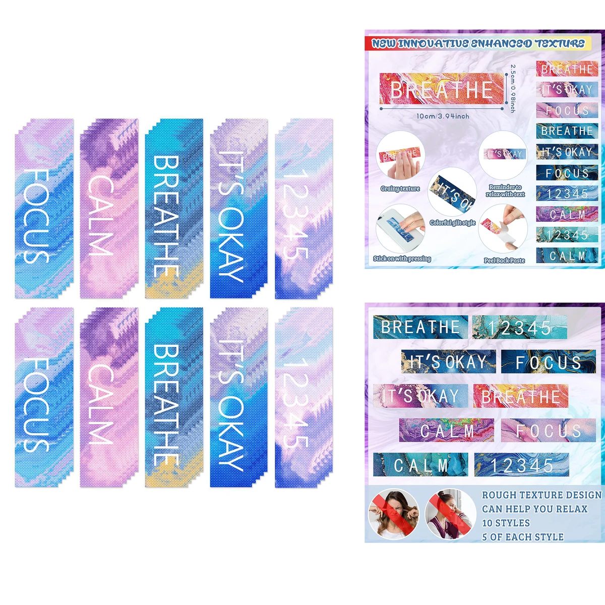 Calm Sticker Anxiety Sensory Strip 1