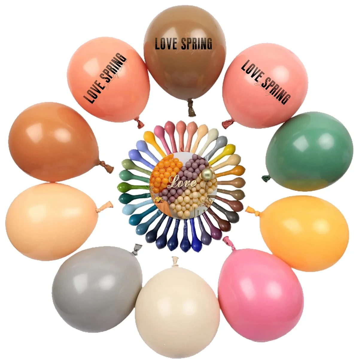 10" Multicolor Latex Balloon 1