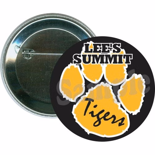 Lee's Summit Tigers, School Fundraiser Button
