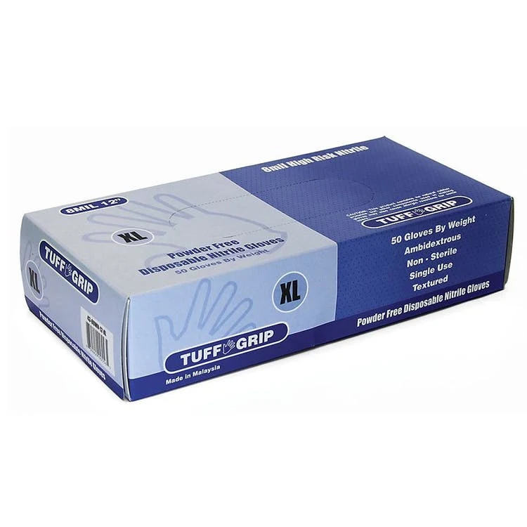 Nitrile Powder Gloves - Blue XL 1