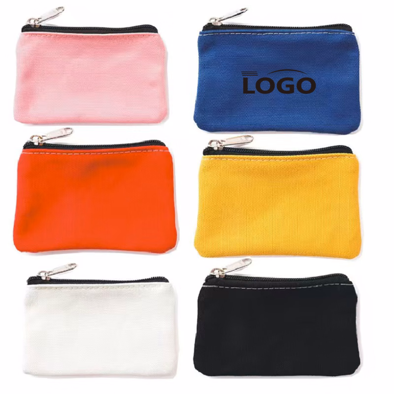 Small Canvas Zipper Pouch