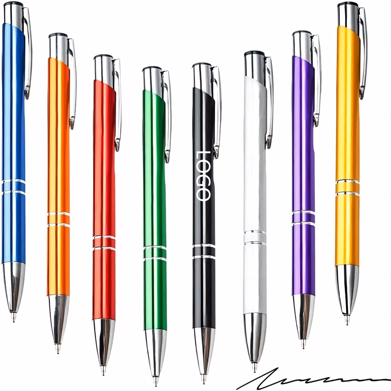 Metal Press Ballpoint Pen MOQ 100PCS