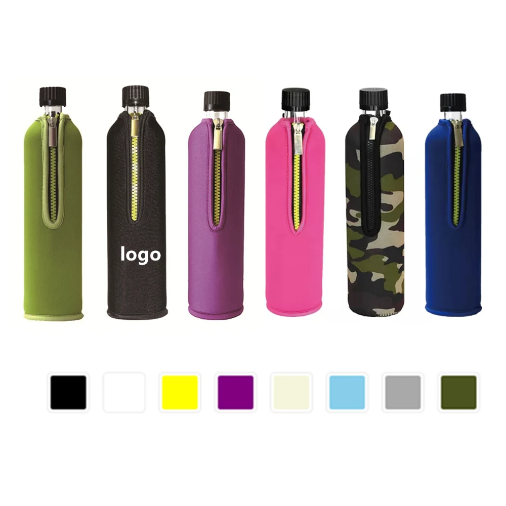 Zipped Slim Water Bottle Sleeve Coolie 1