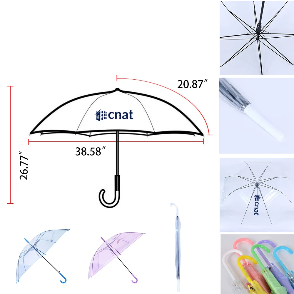 Clear Umbrellas for Rain Adult 1