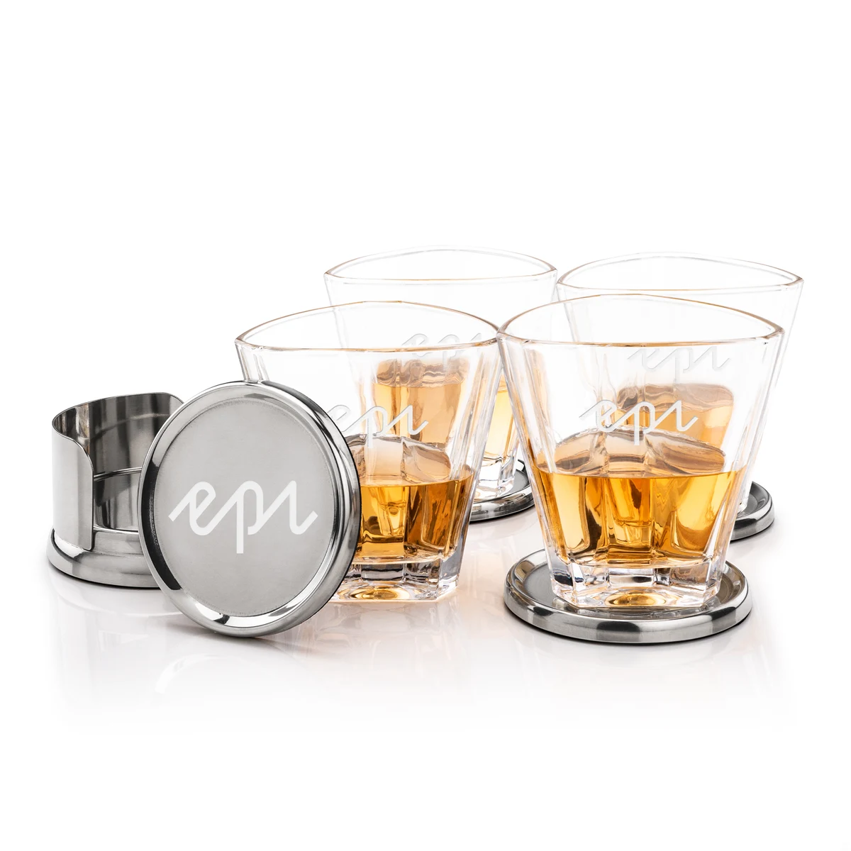 Baldoni Coasters & Millwood On-the-Rocks Set 1