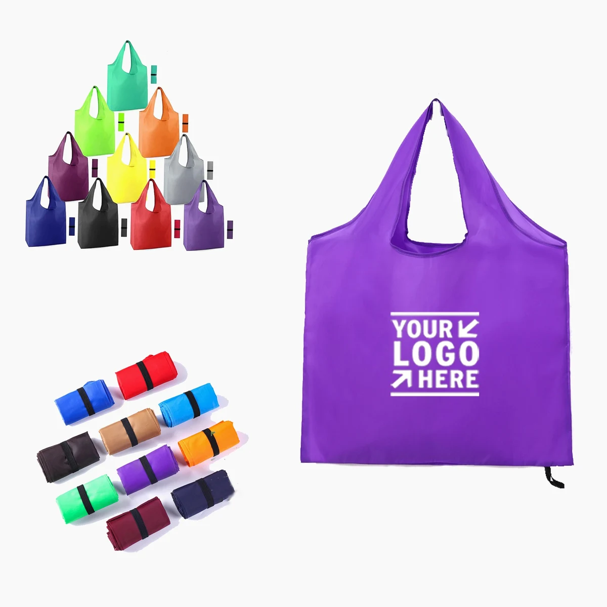 Reusable Polyester Fabric Grocery Bag 1