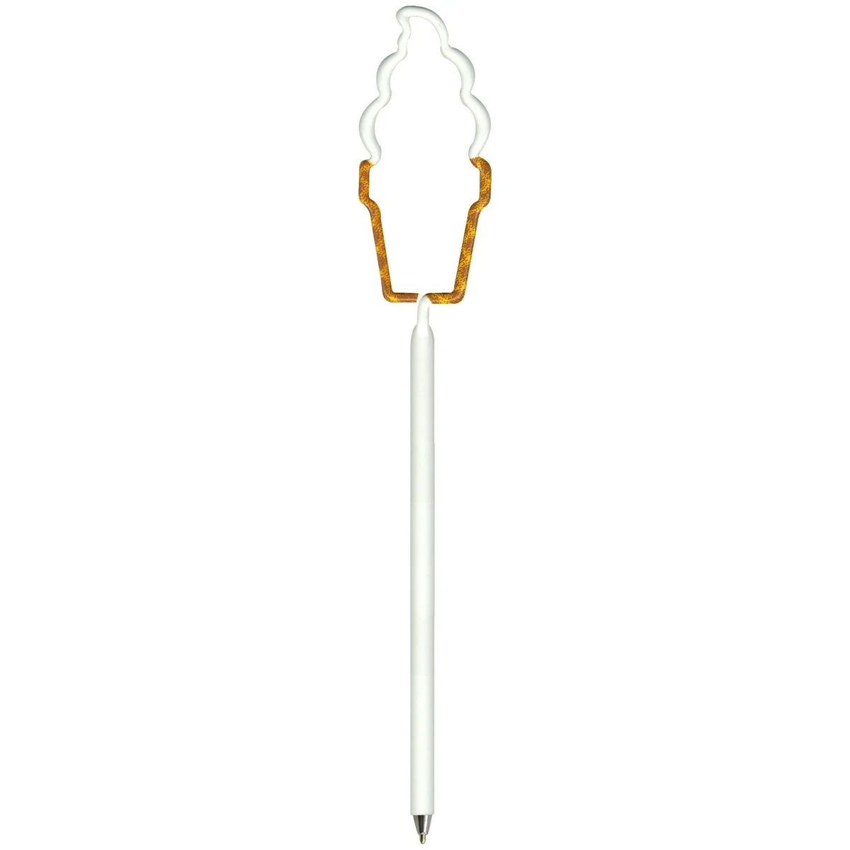 Ice Cream Soft Serve Cone Multi-Color Inkbend Standard, Bent Pen 1