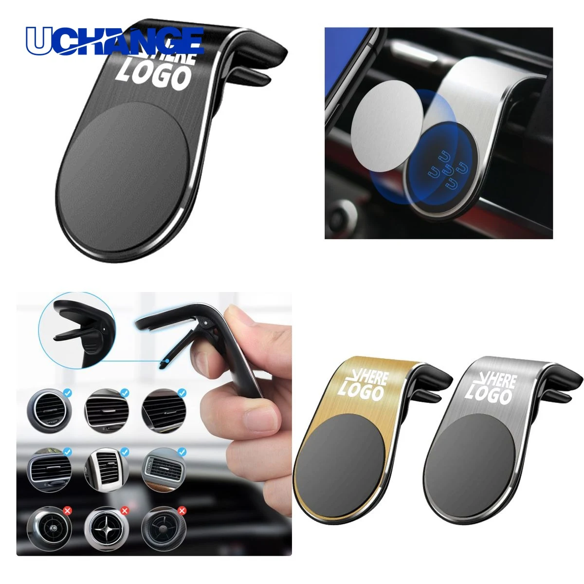 Magnetic Car Phone Holder 1