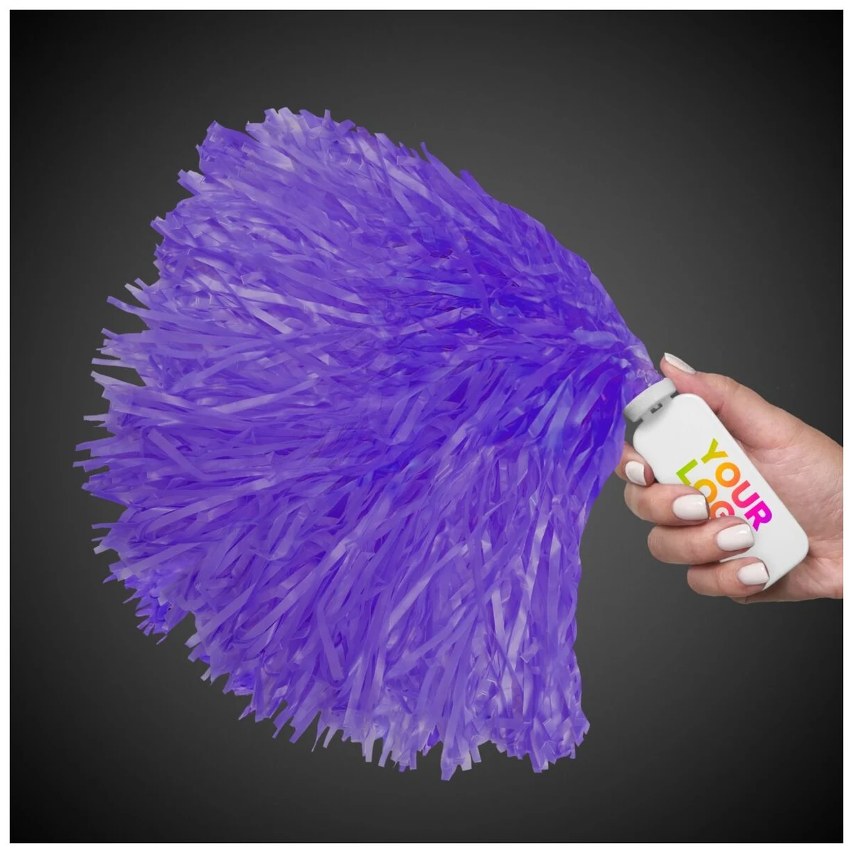 Purple 16" Pom Pom(Full Color Imprint) 1