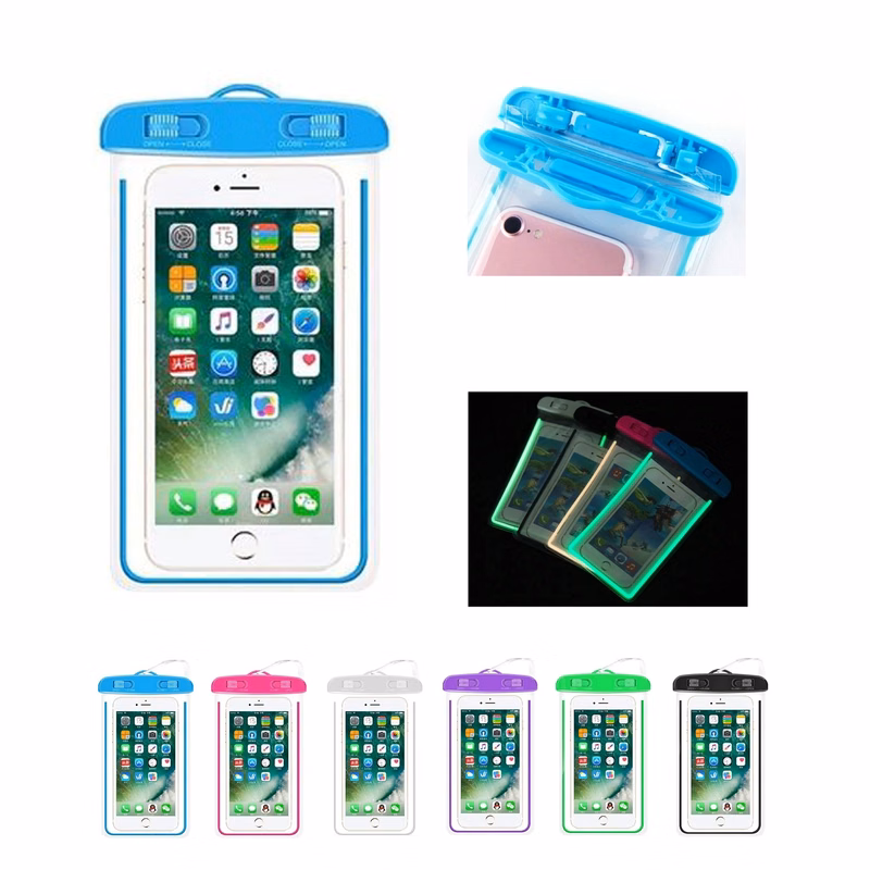 Luminous Pvc Waterproof Mobile Phone Bag