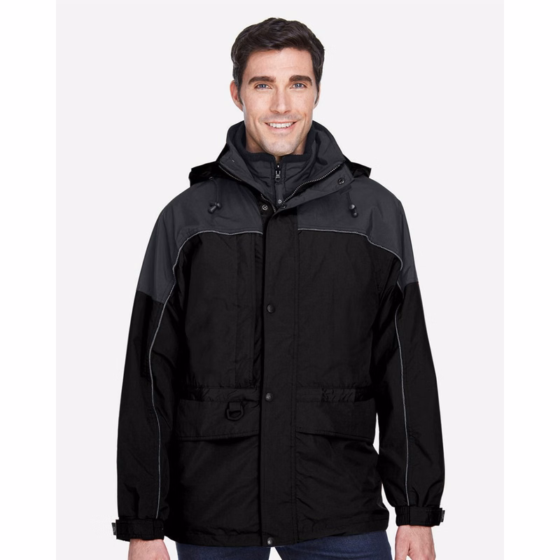 Men's 3-in-1 Two-Tone Parka - 88006