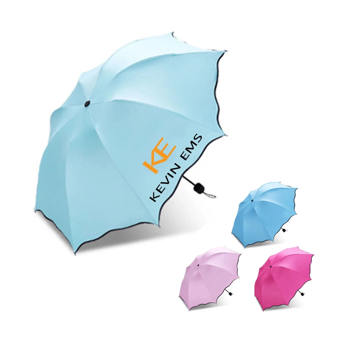 A Clear Umbrella Blooms in the Water 1