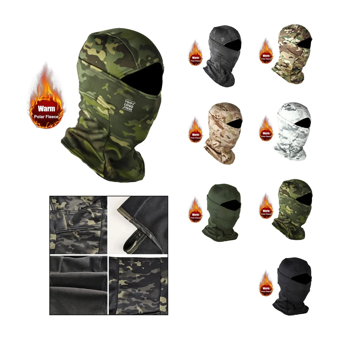 Winter Outdoor Camouflage Balaclave Riding Mask 1