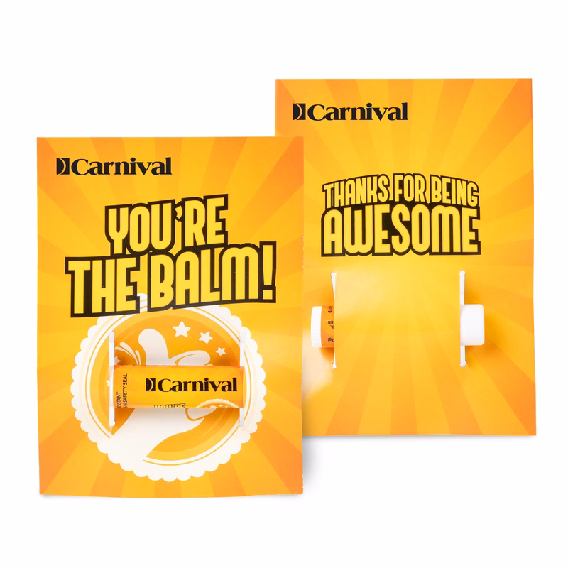 Lip Balm on Full Color Custom Card (non SPF)