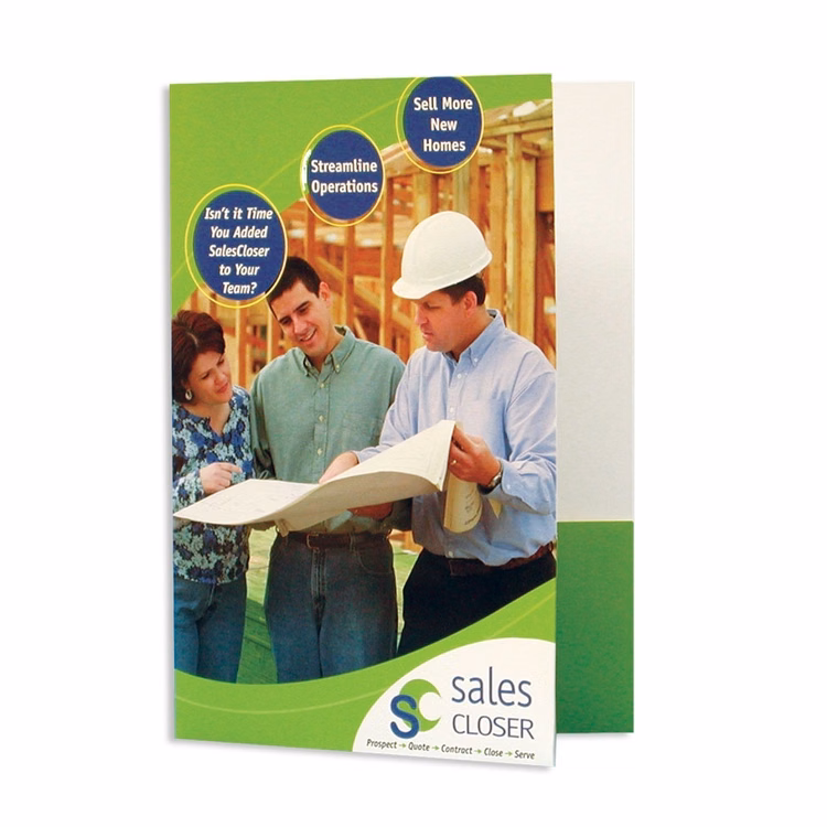 Mid-Size Presentation Folders with Two Pockets printed Full Color