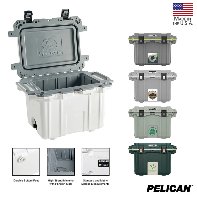 Pelican™ 50qt Elite Cooler, custom cooler bag with logo imprint 1