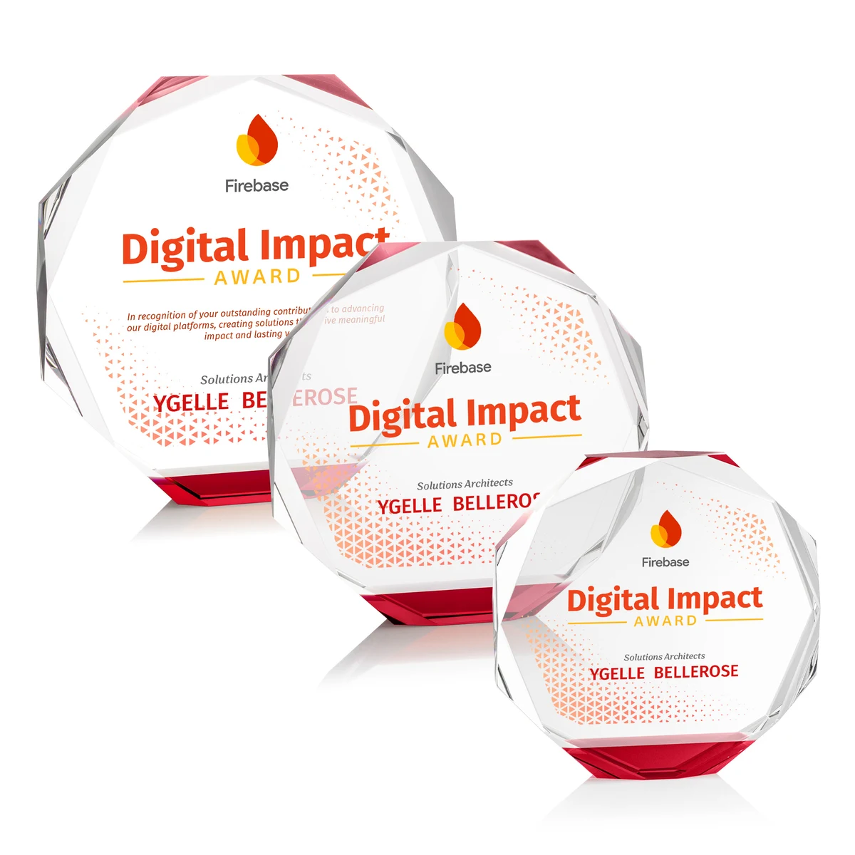 Acadian VividPrint™ Award - Red 1
