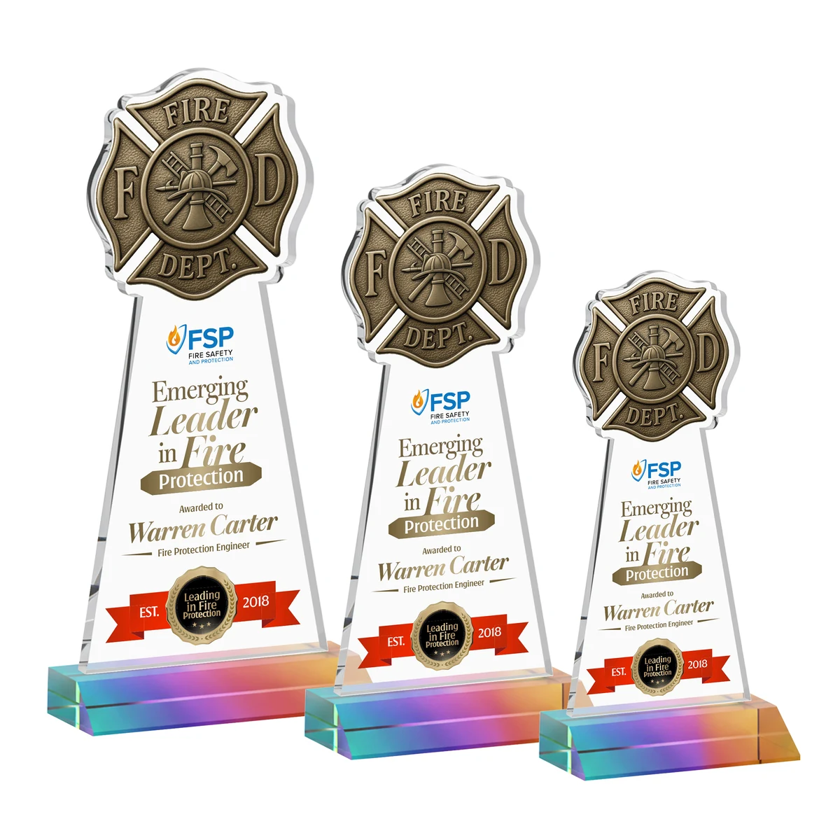 Fire Dept VividPrint™ Award - Prismatic 1