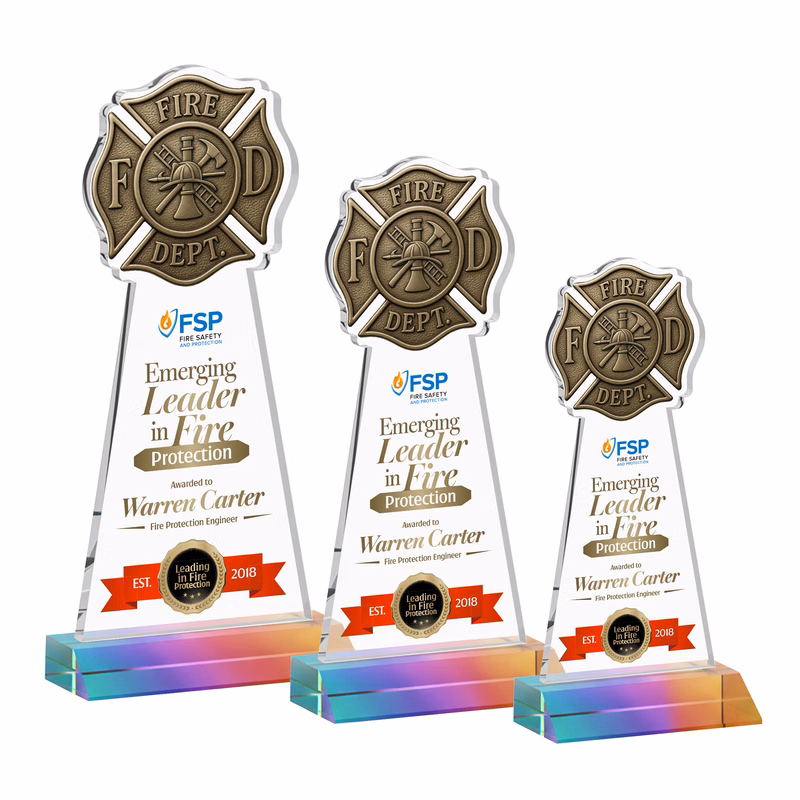 Fire Dept VividPrint™ Award - Prismatic