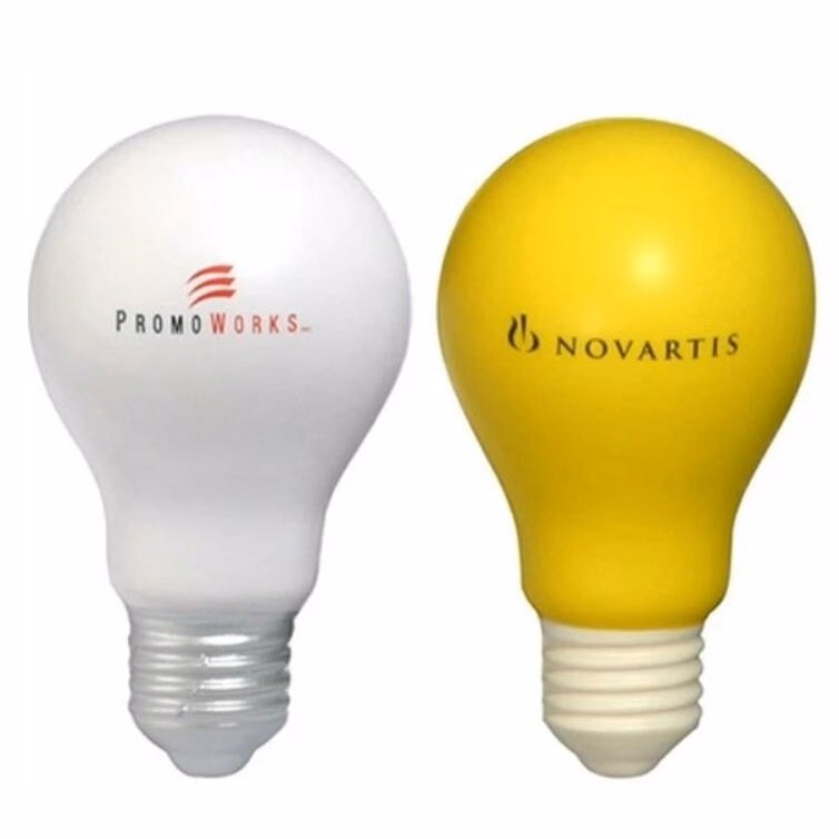 Lamp Bulb Shaped Stress Ball