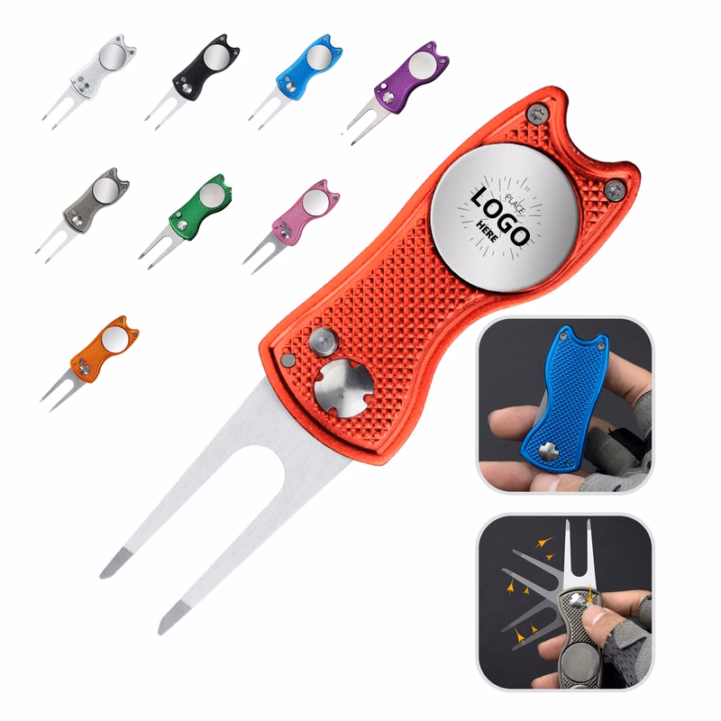 Golf Green Fork Pop-Up Stainless Steel Accessories