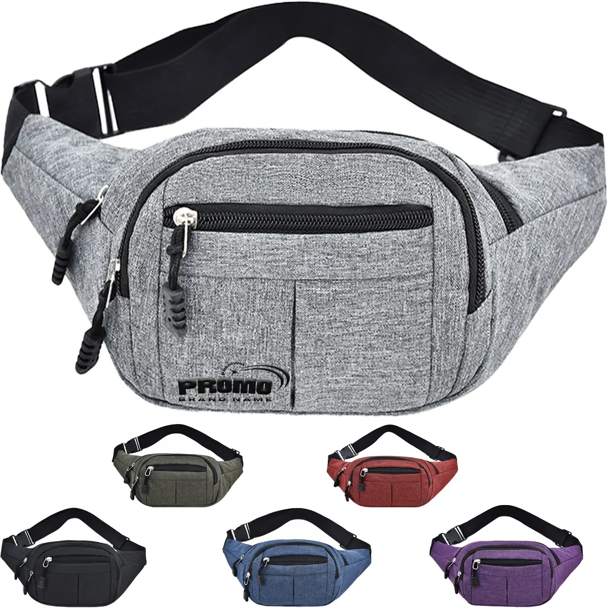 Hand-Free Waterproof Sports Waist Bag With Adjustable Strap 1