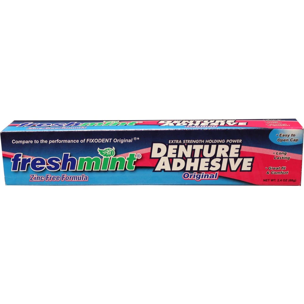 Denture Adhesive - Zinc Free 2.4 oz 1