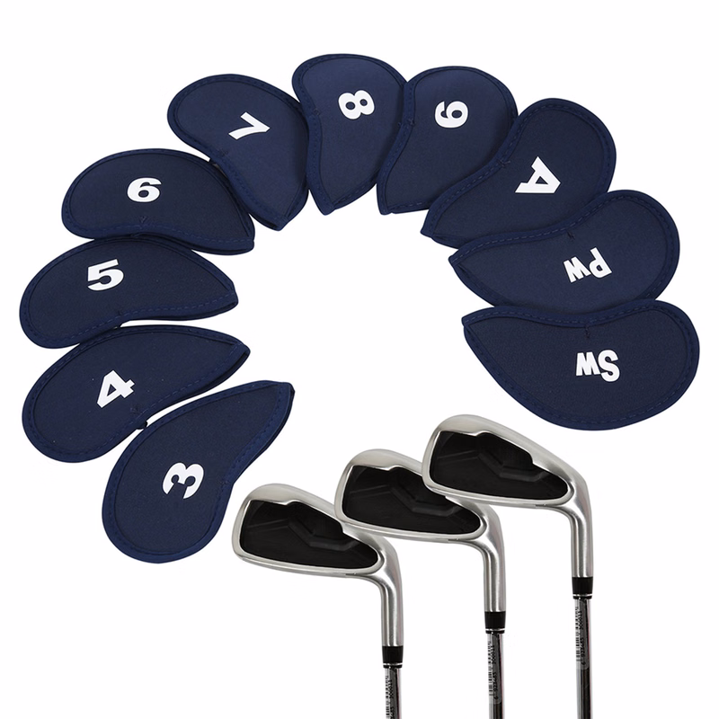 Golf Iron Head Covers 10Pcs Neoprene